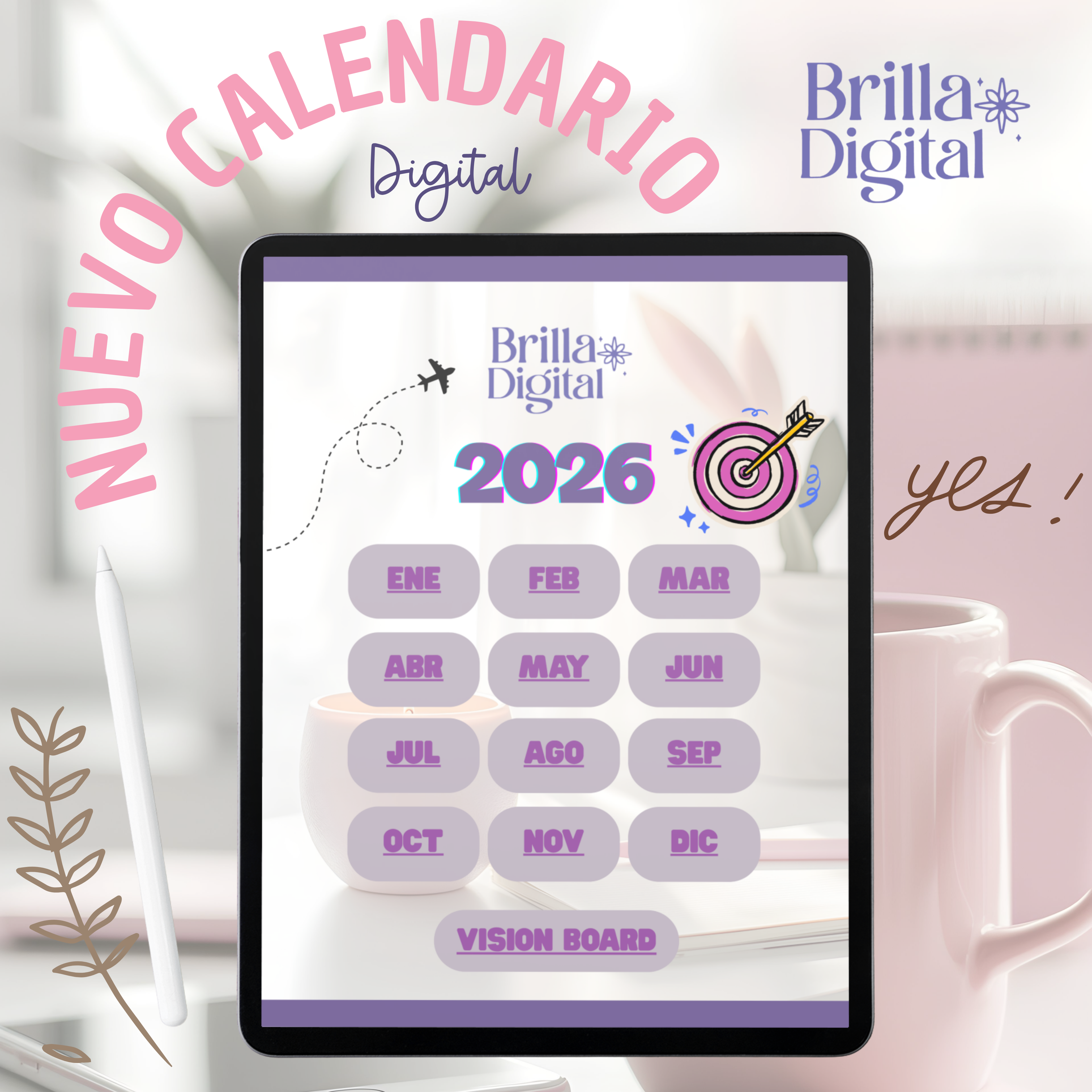 Calendario Digital 2026 - Planificador anual