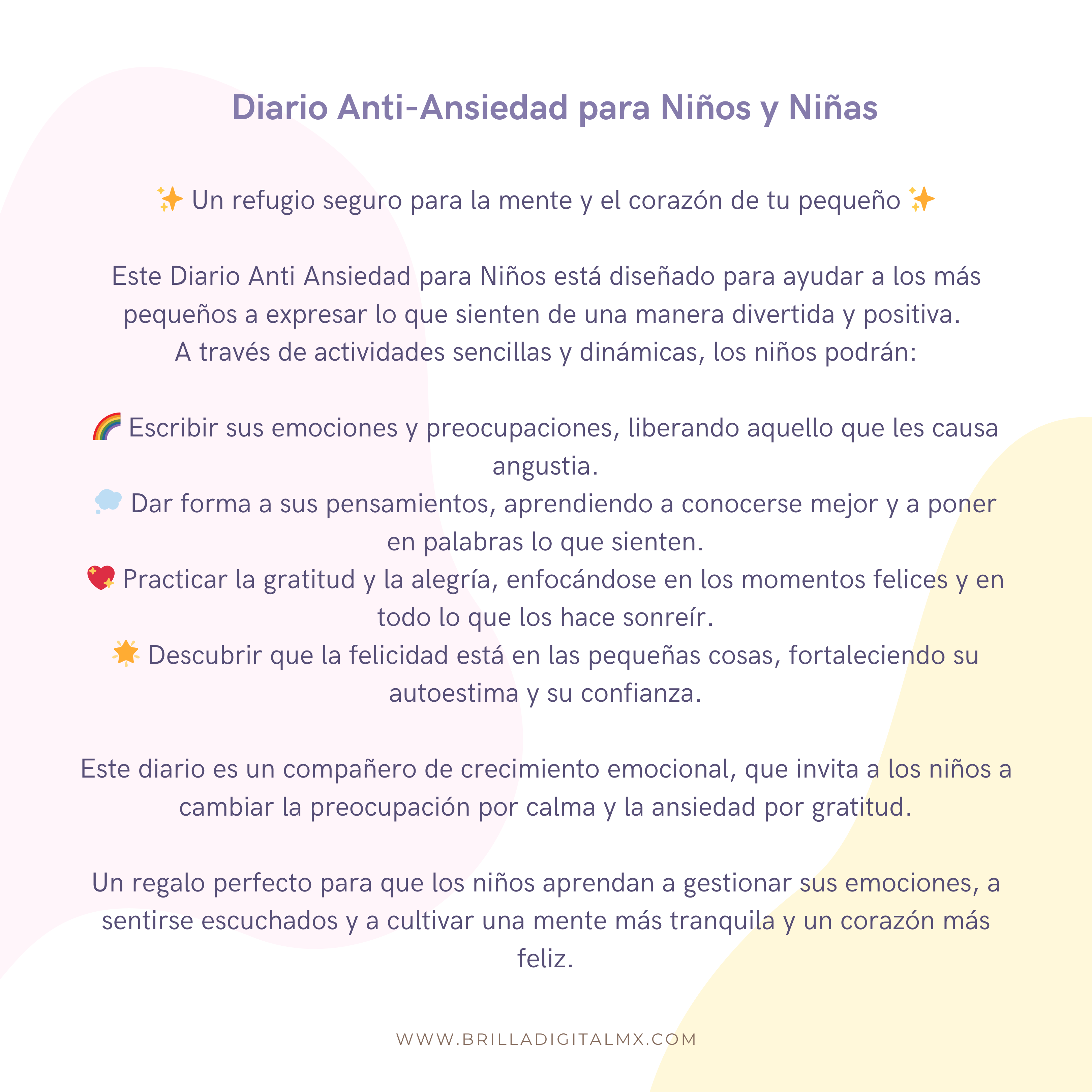 Diario Anti-Ansiedad para niños
