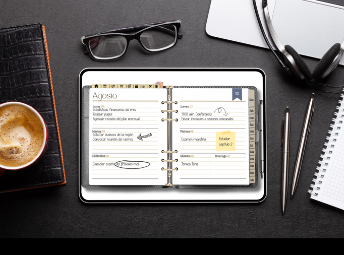 Clear Path 2025 Black - Agenda digital semanal 2025