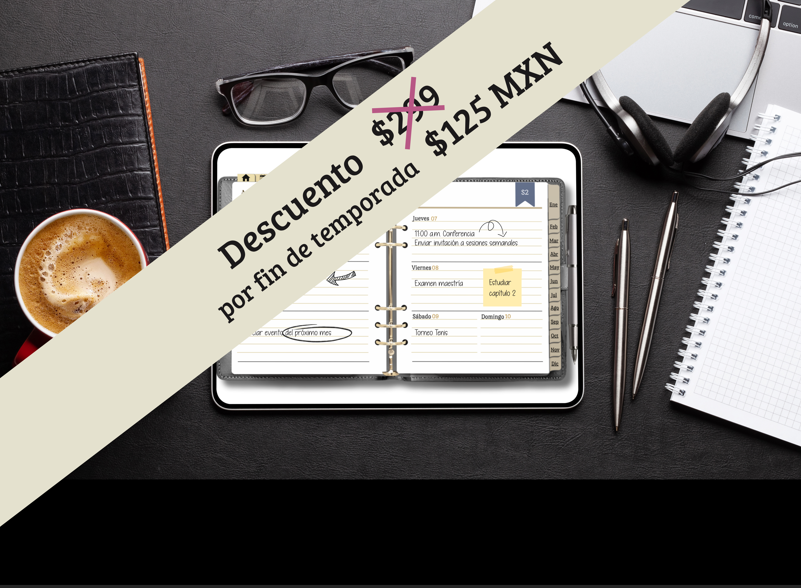 Clear Path 2025 Black - Agenda digital semanal 2025