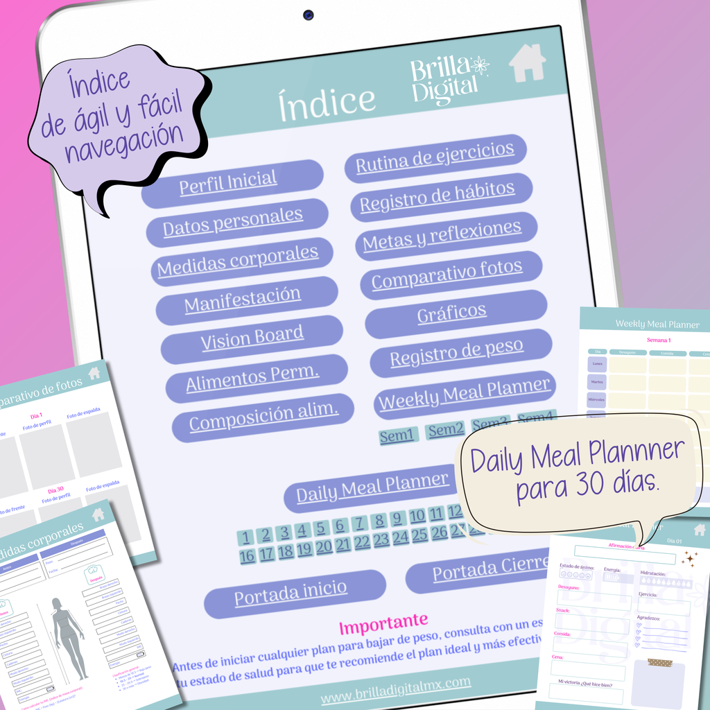 Fitness Planner digital