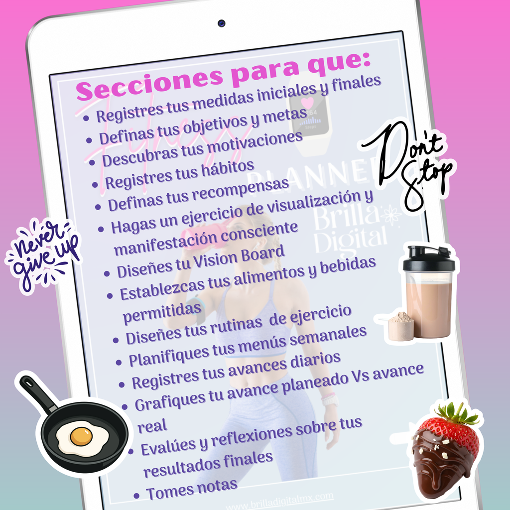 Fitness Planner digital