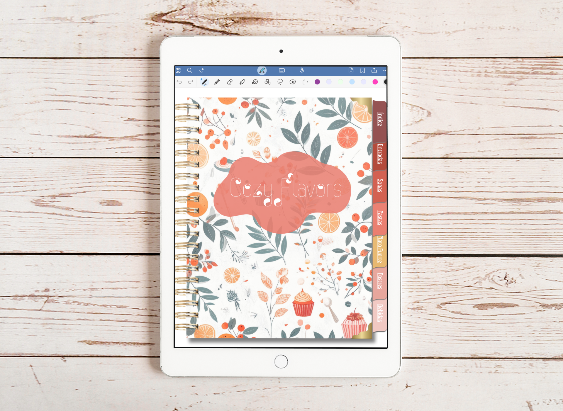 Cozy Flavors - Recetario digital