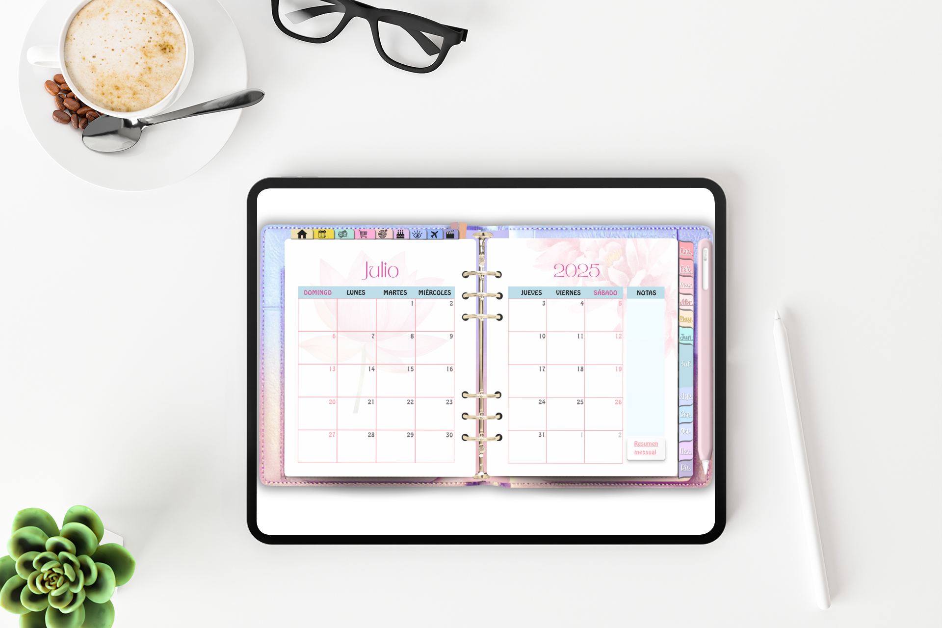 Morning Bloom - Agenda digital diaria 2025